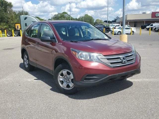 2014 Honda CR-V LX, Red, side view