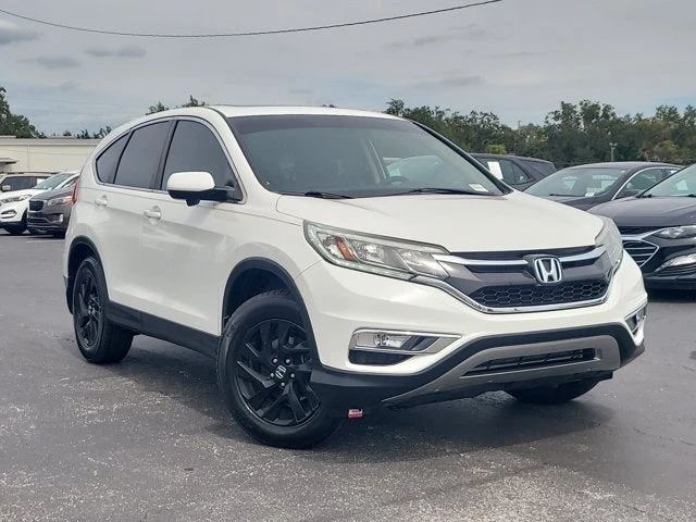2015 Honda CR-V EX, White, side view