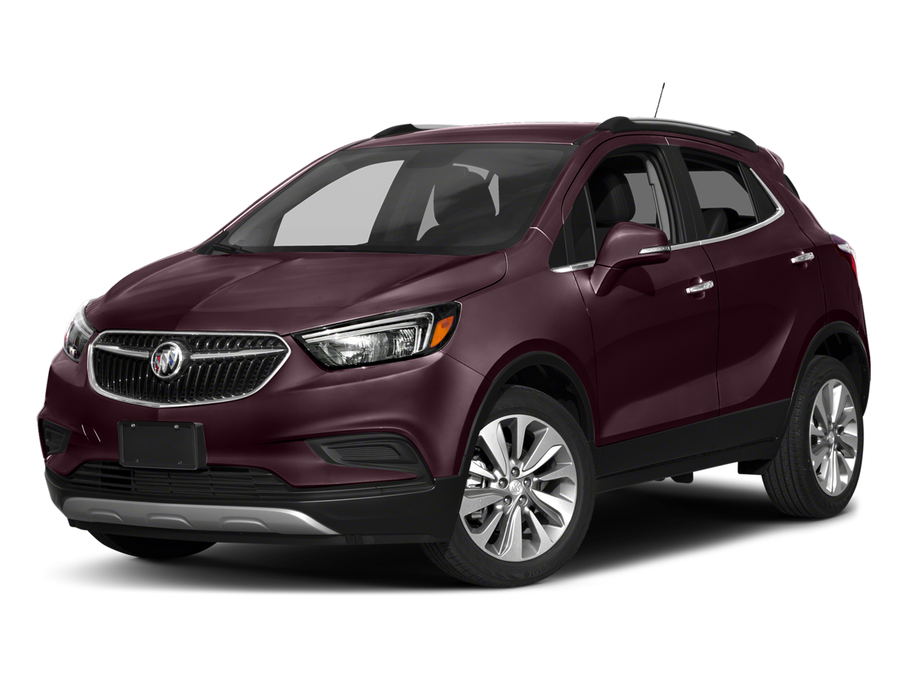 2018 Buick Encore Preferred, Black Cherry Metallic, side view