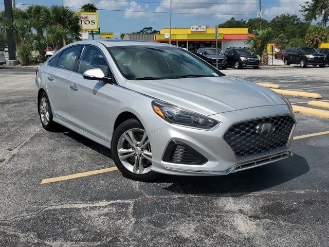 2018 Hyundai Sonata Limited, Symphony Silver, side view