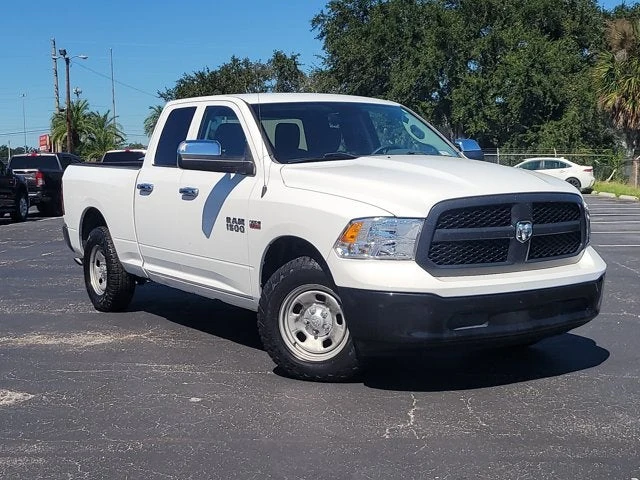 2018 Ram 1500 Tradesman, Bright White Clearcoat, front three-quarter view