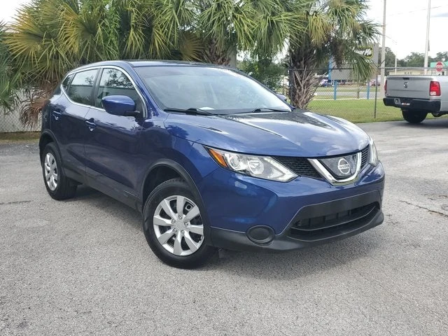 2019 Nissan Rogue Sport S, Caspian Blue Metallic, side view